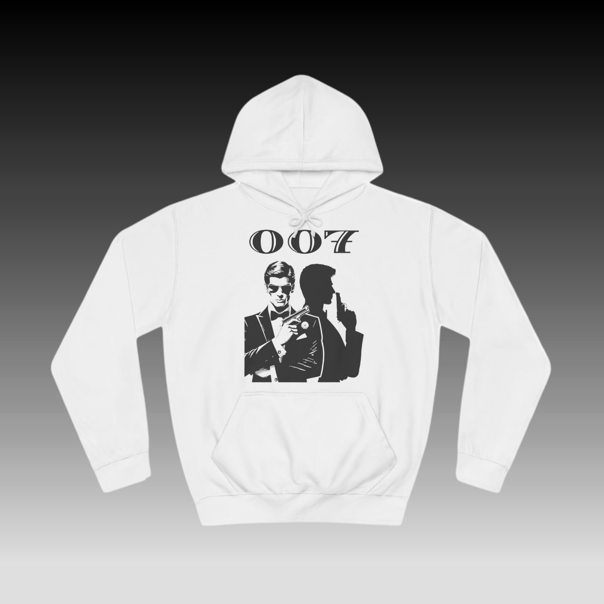 007Agent Hoodie white