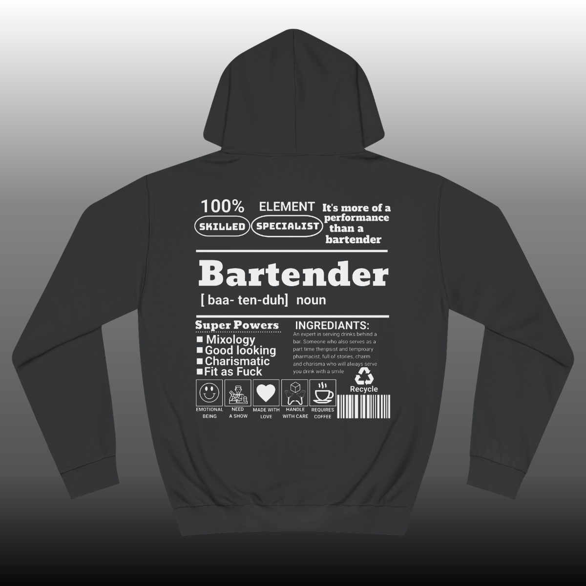 Bartender Special Hoodie B