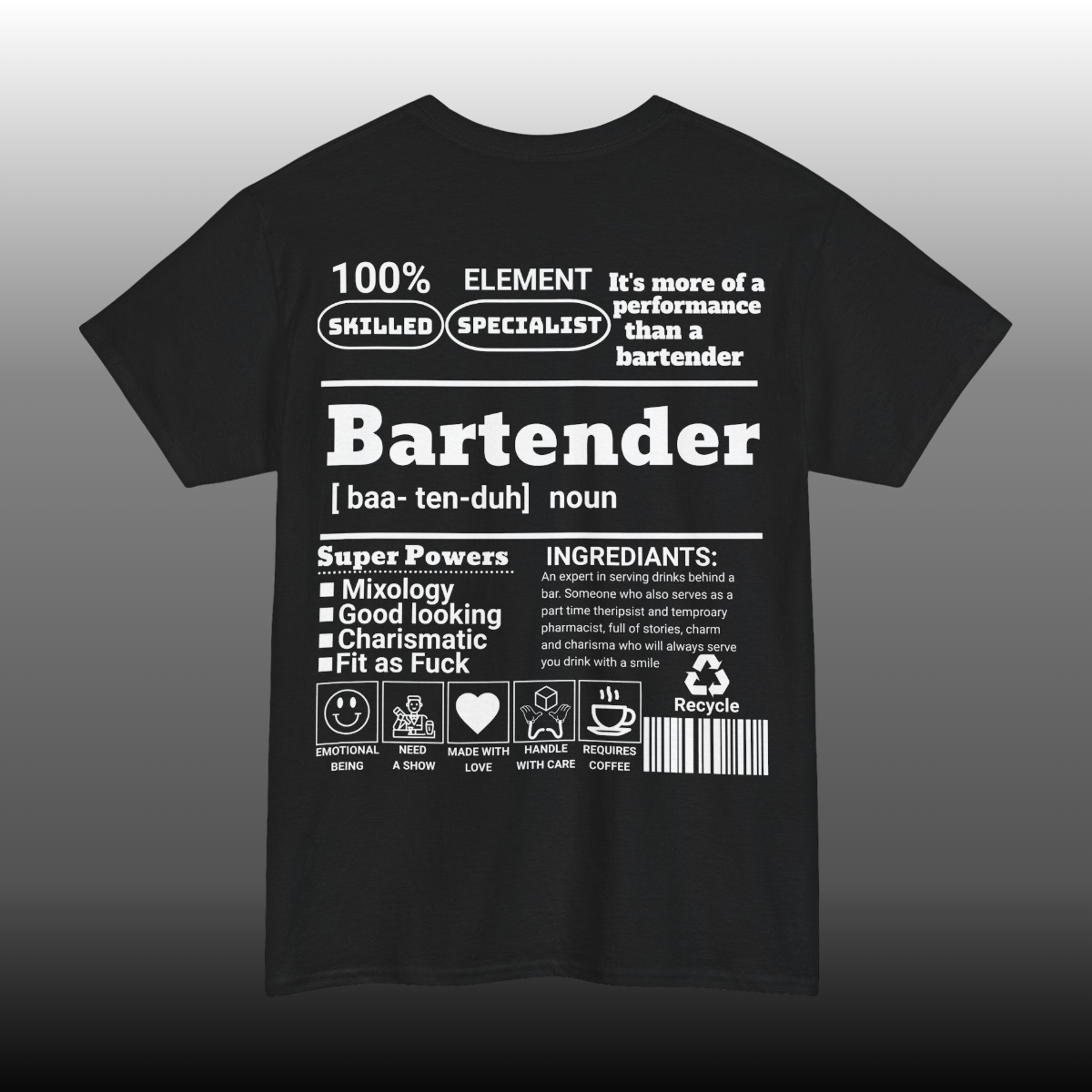 Bartender Special T-shirt B