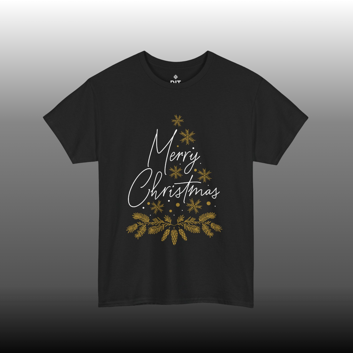 Merry Christmas black T-shirt