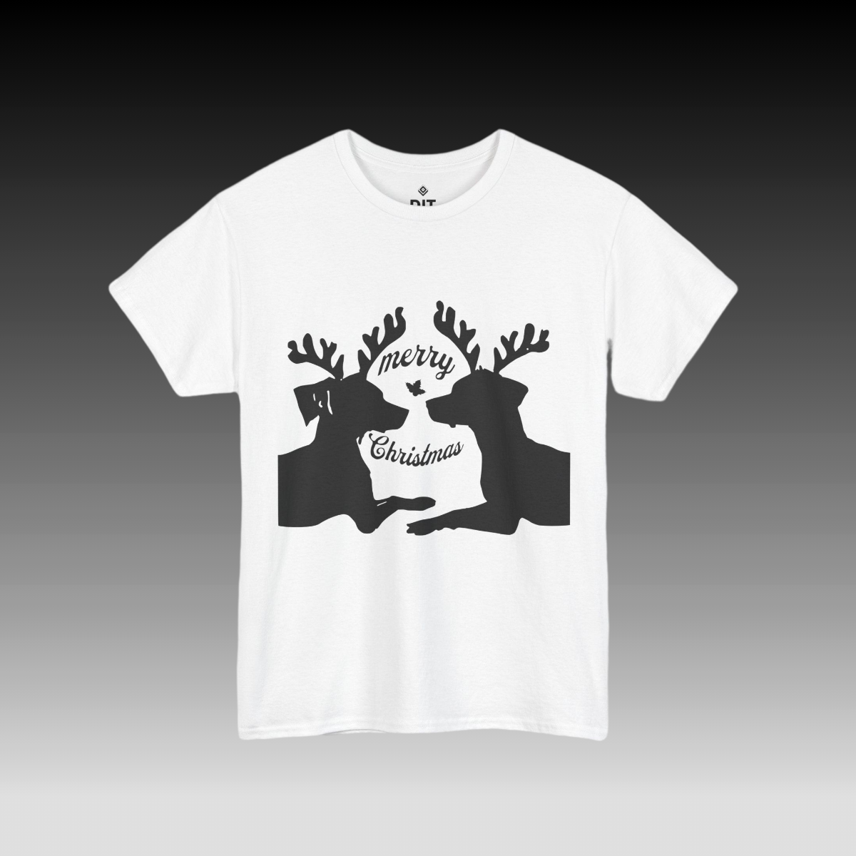 Mistletoe Dogs white T-shirt