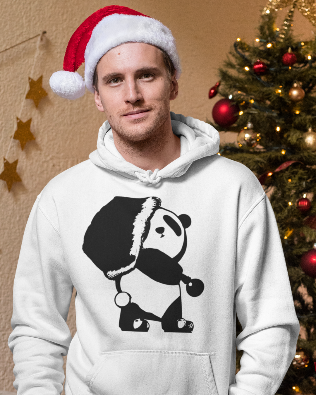Christmas Panda hoodie