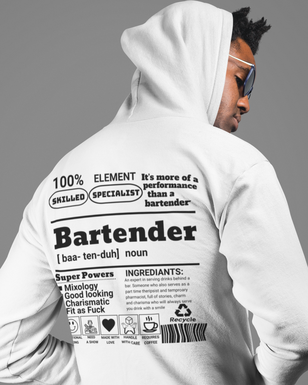 Bartender Special Hoodie W