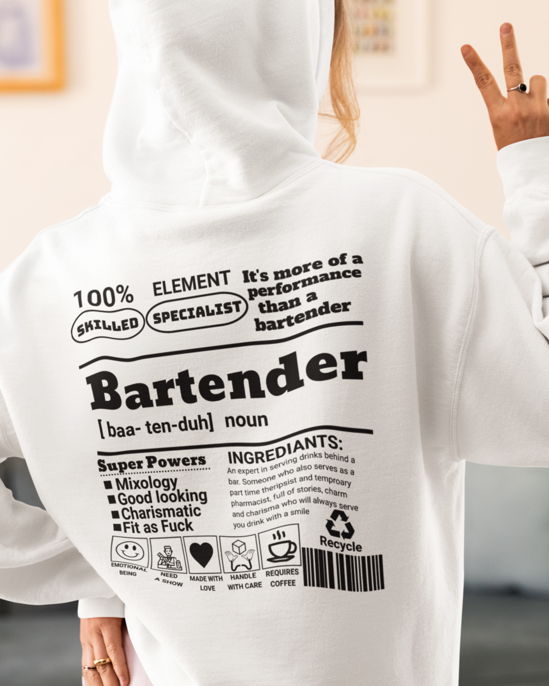 Bartender Special Hoodie W