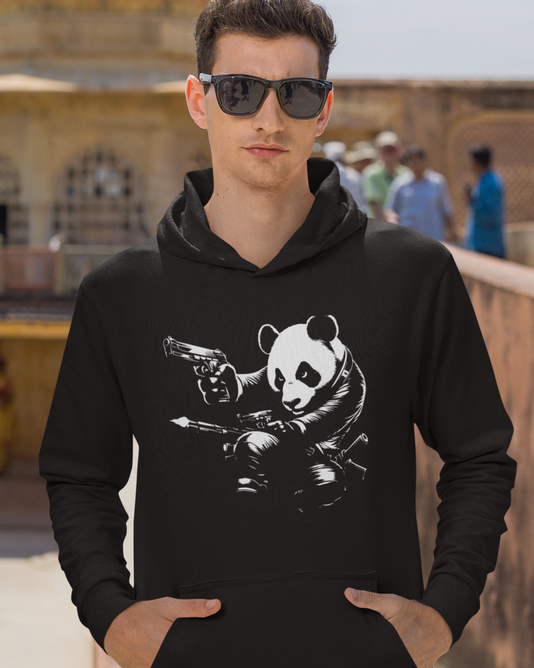 Agent Panda Hoodie black