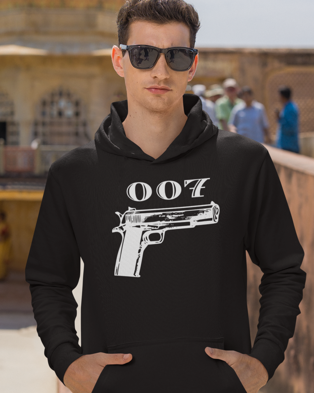 007Gun Hoodie black