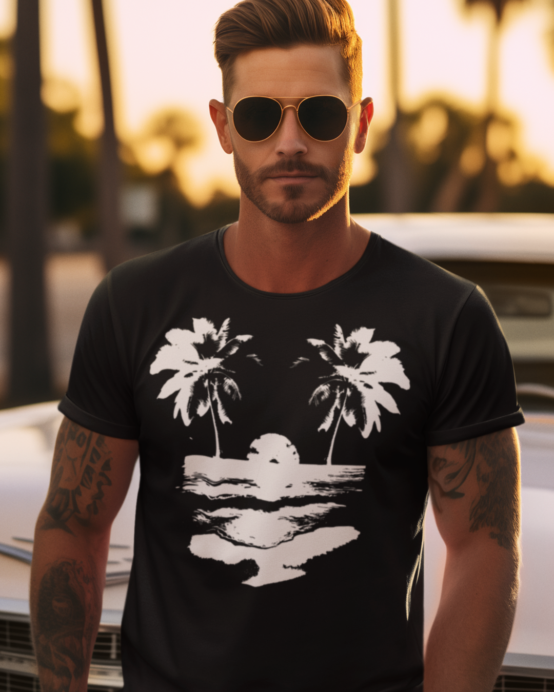 Sun Set T-shirt black