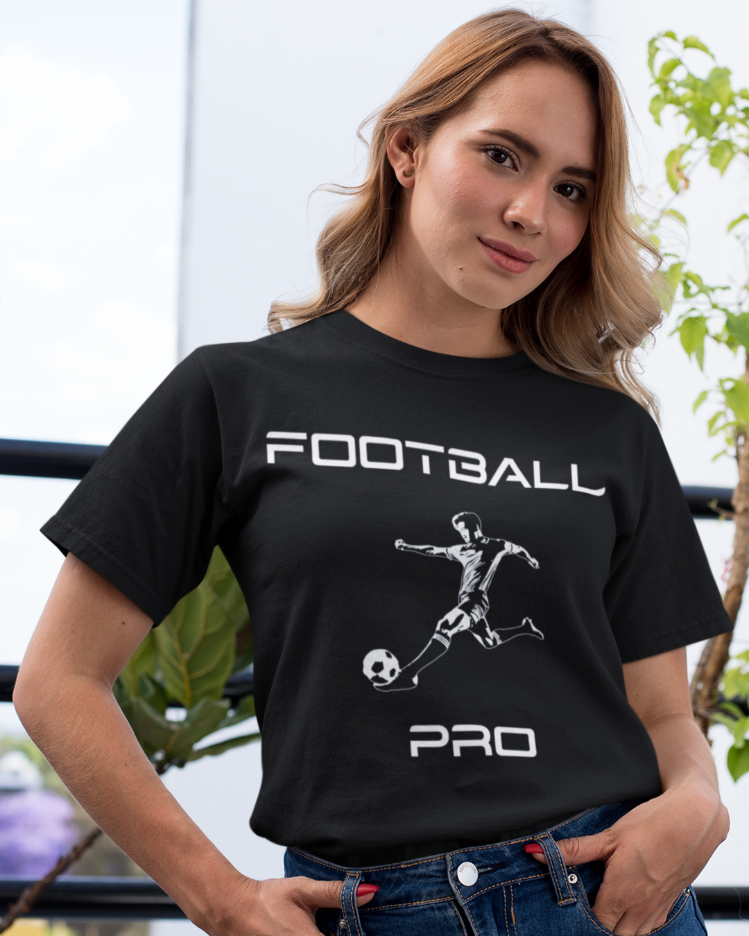 Football Pro T-shirt black