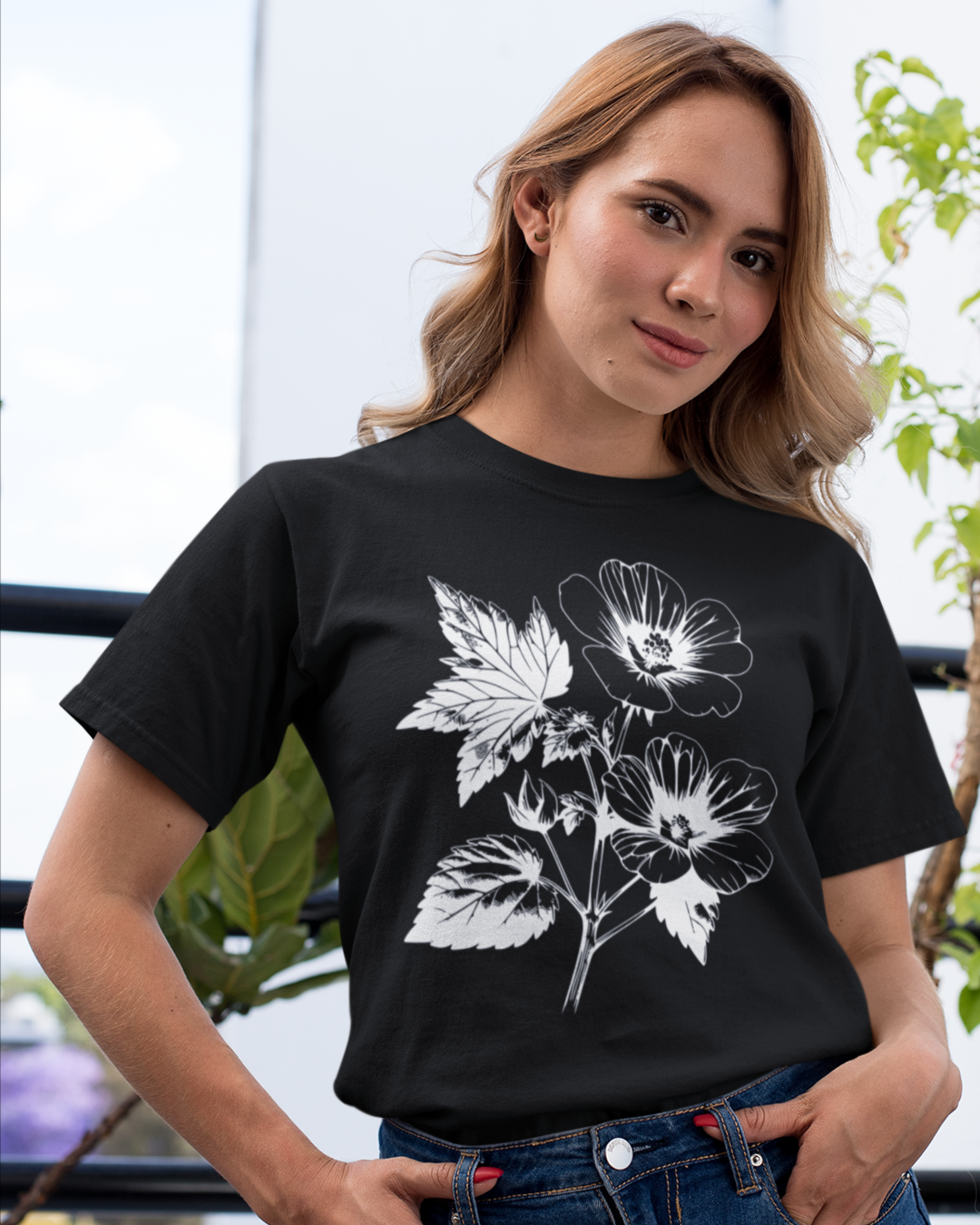 Flower black