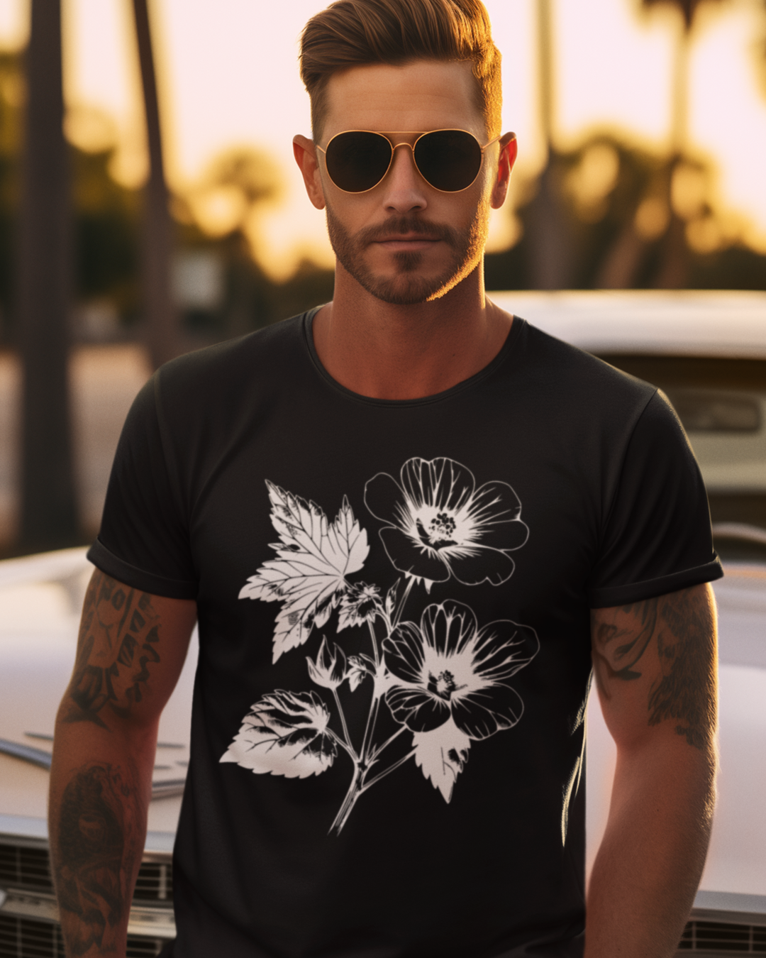 Flower black