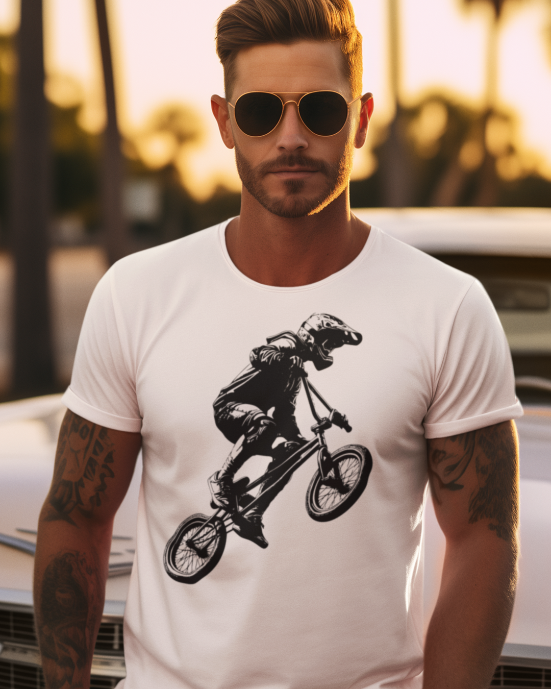 BMX T-shirt white