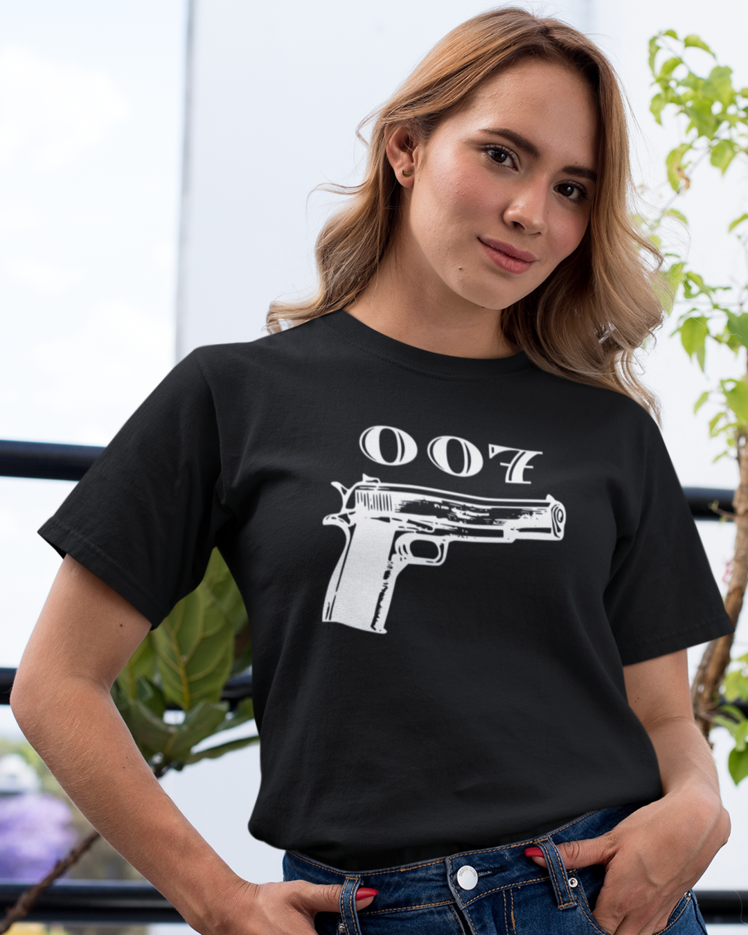 007 Gun T-shirt black
