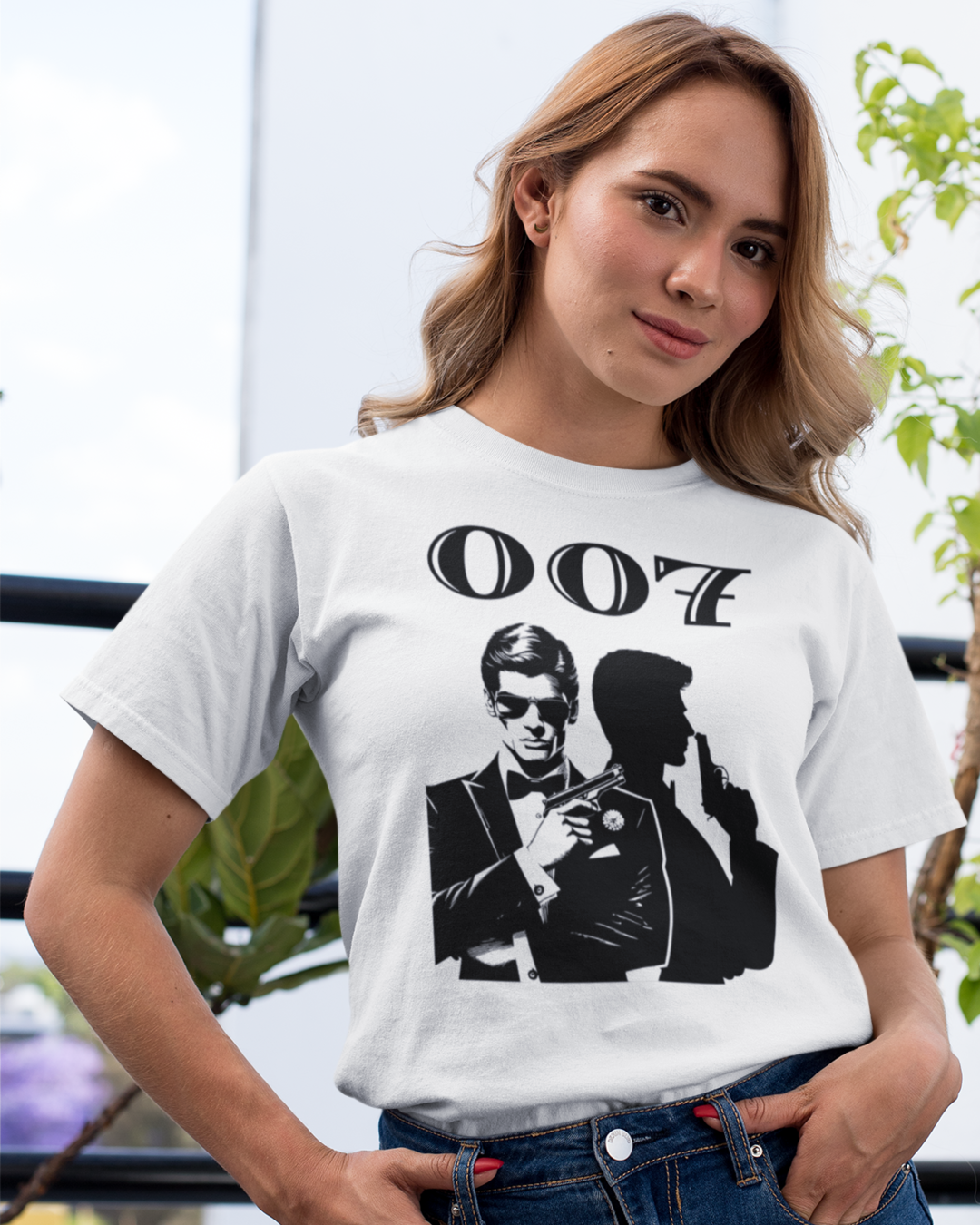 007 Agent T-shirt white