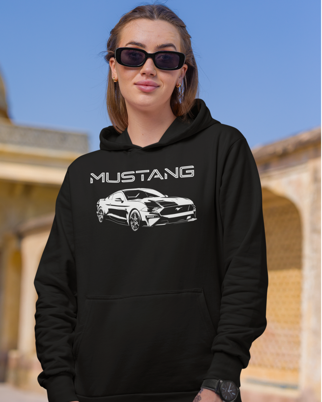 Mustang Hoodie black