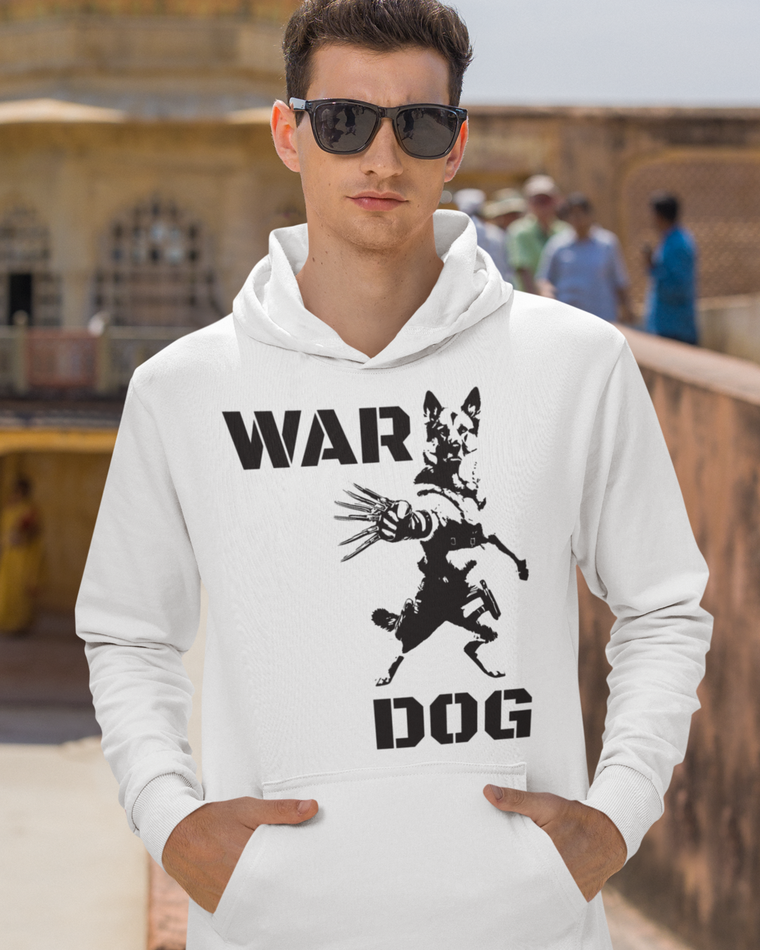 WarDog Hoodie white