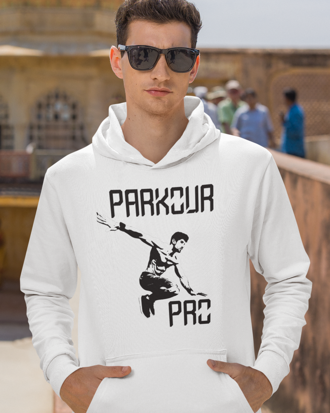 Parkor Pro Hoodie white