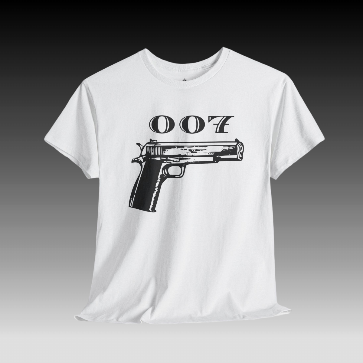 007 Gun T-shirt white