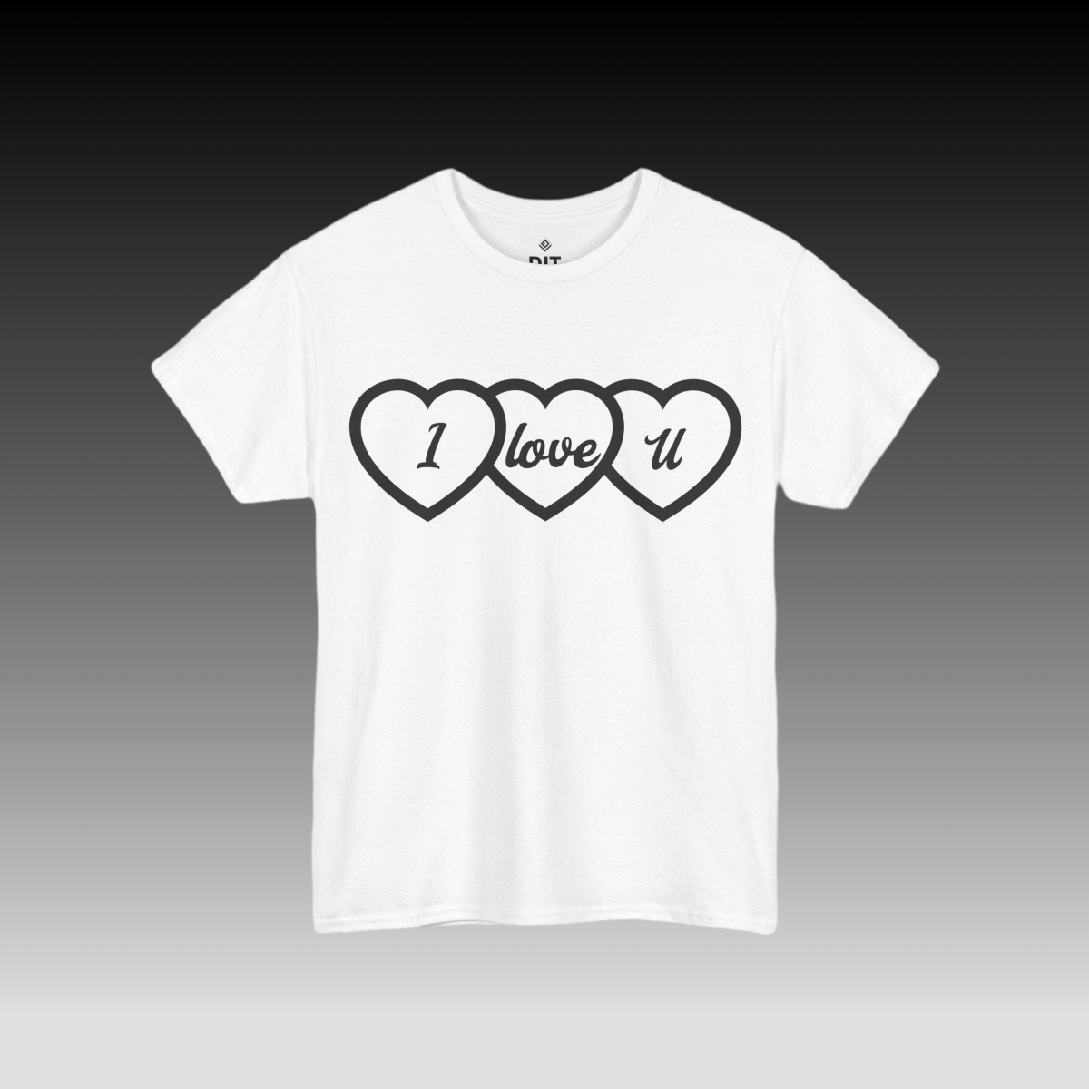 I Love You T-shirt white