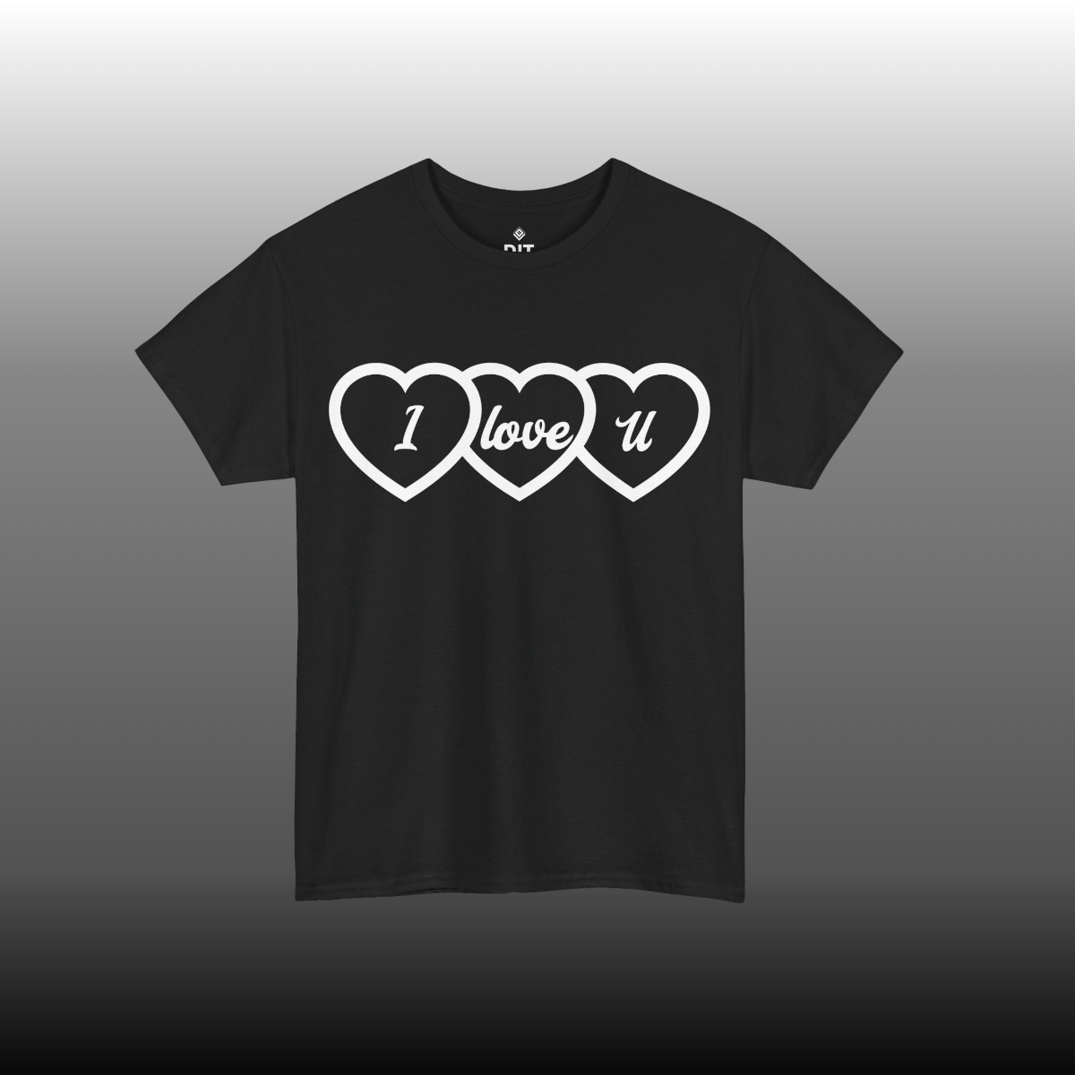 I Love You T-shirt black