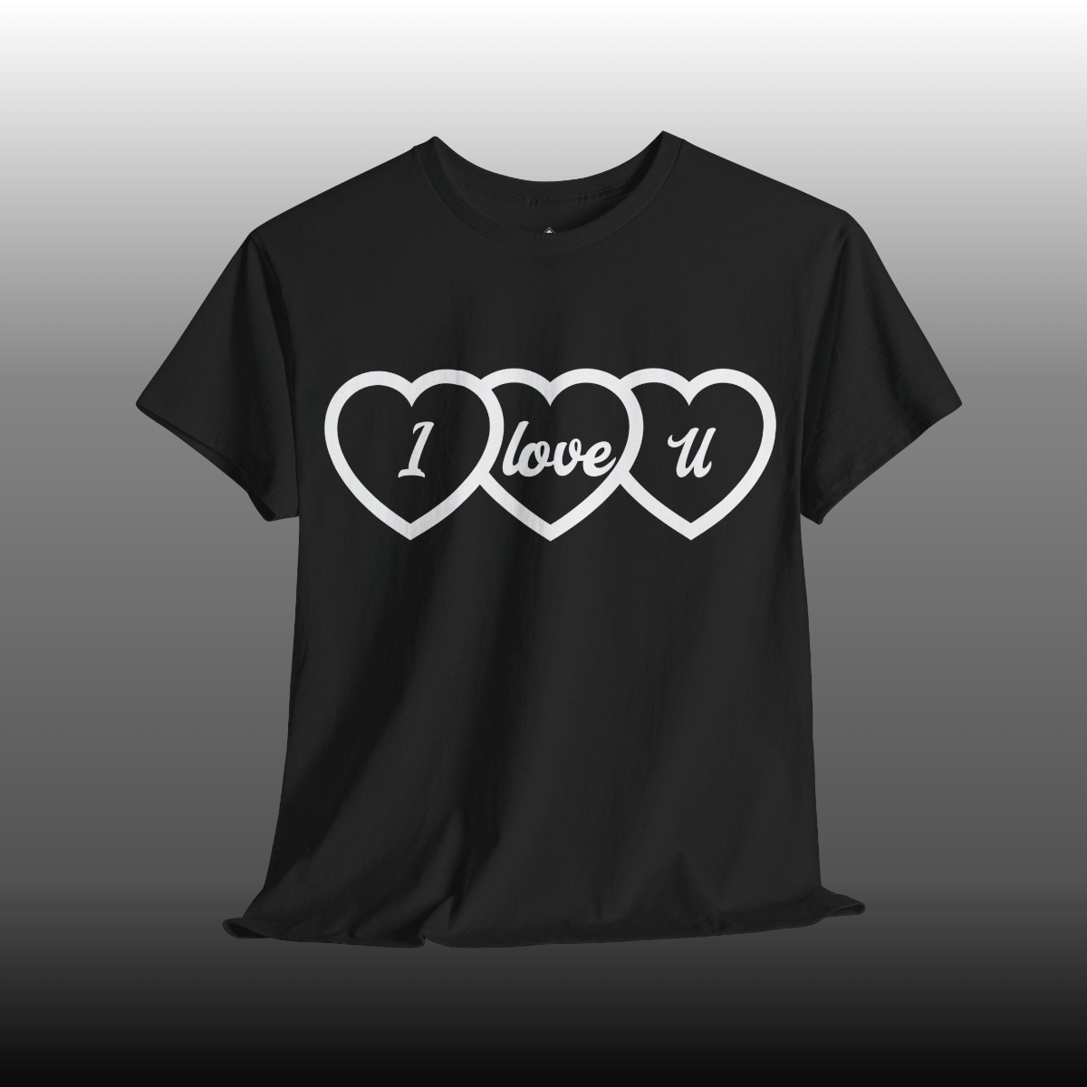 I Love You T-shirt black