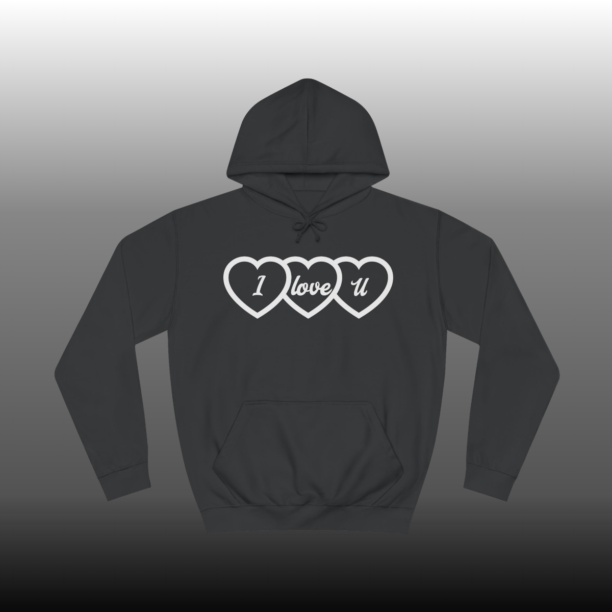 IloveU Hoodie black