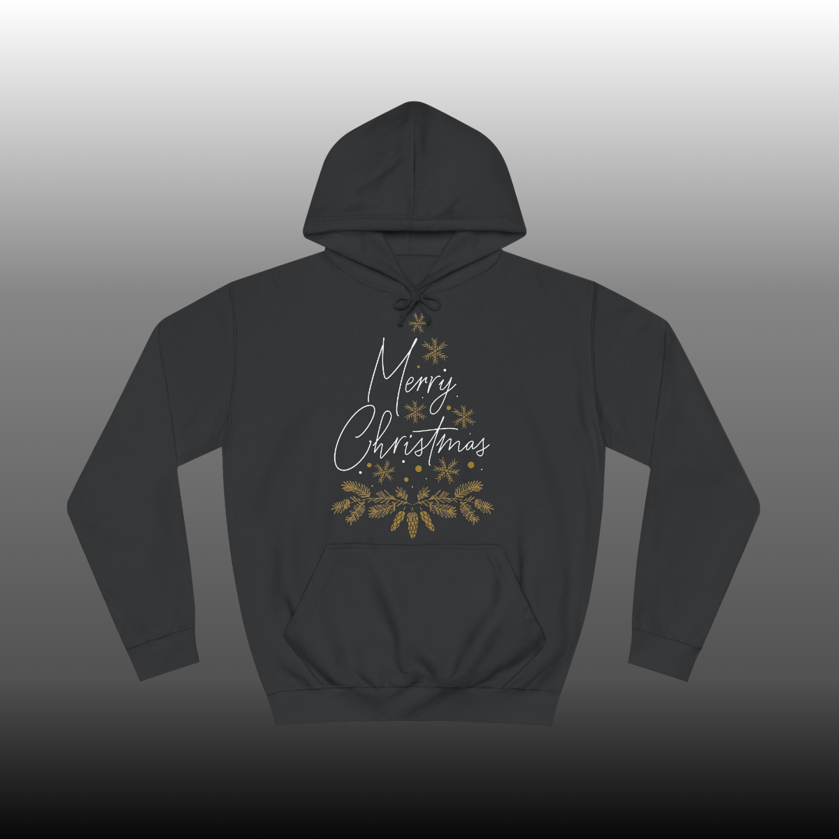 Merry Christmas black hoodie