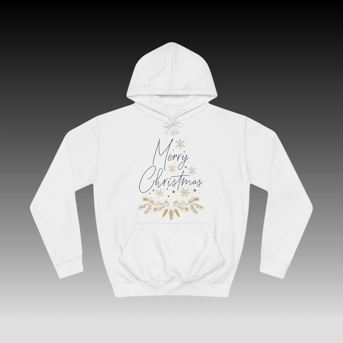 Merry Christmas white hoodie