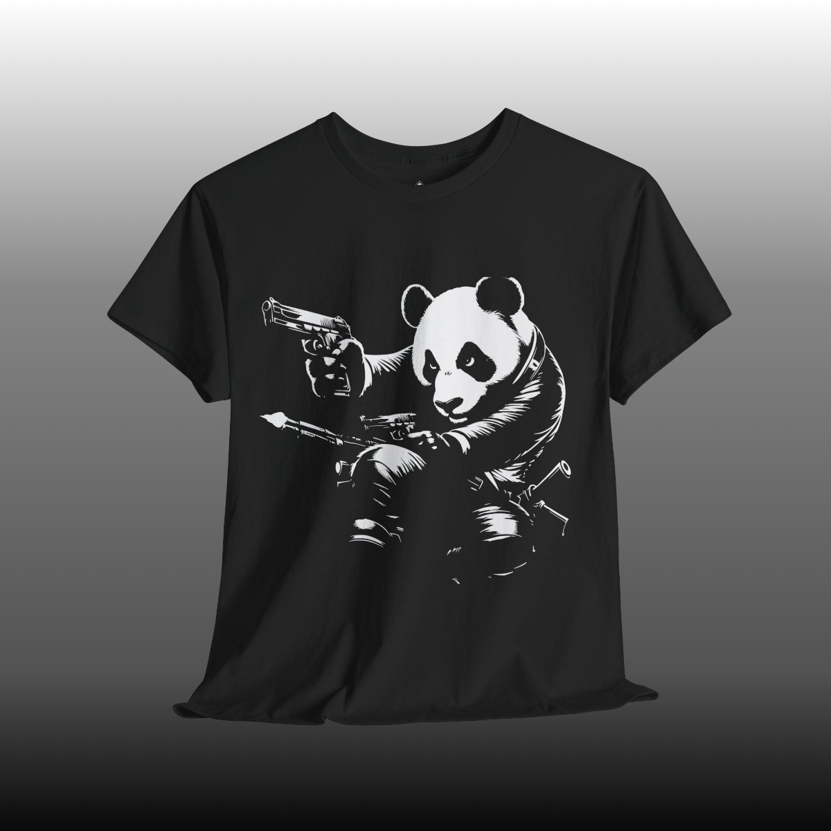 Panda T-shirt black