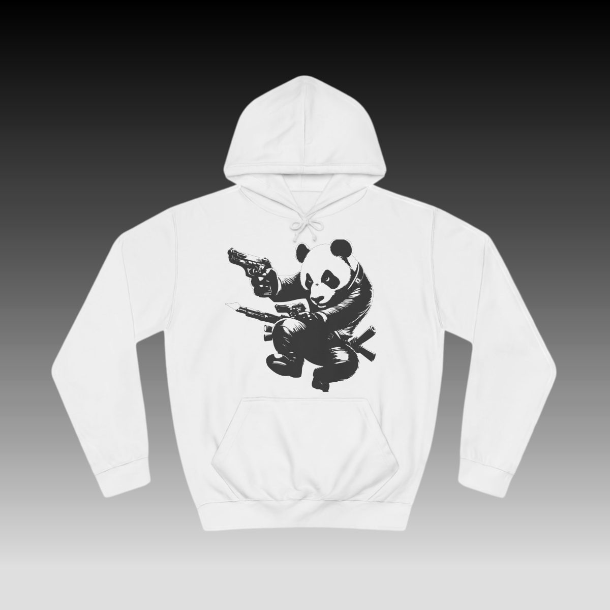Agent Panda hoodie white
