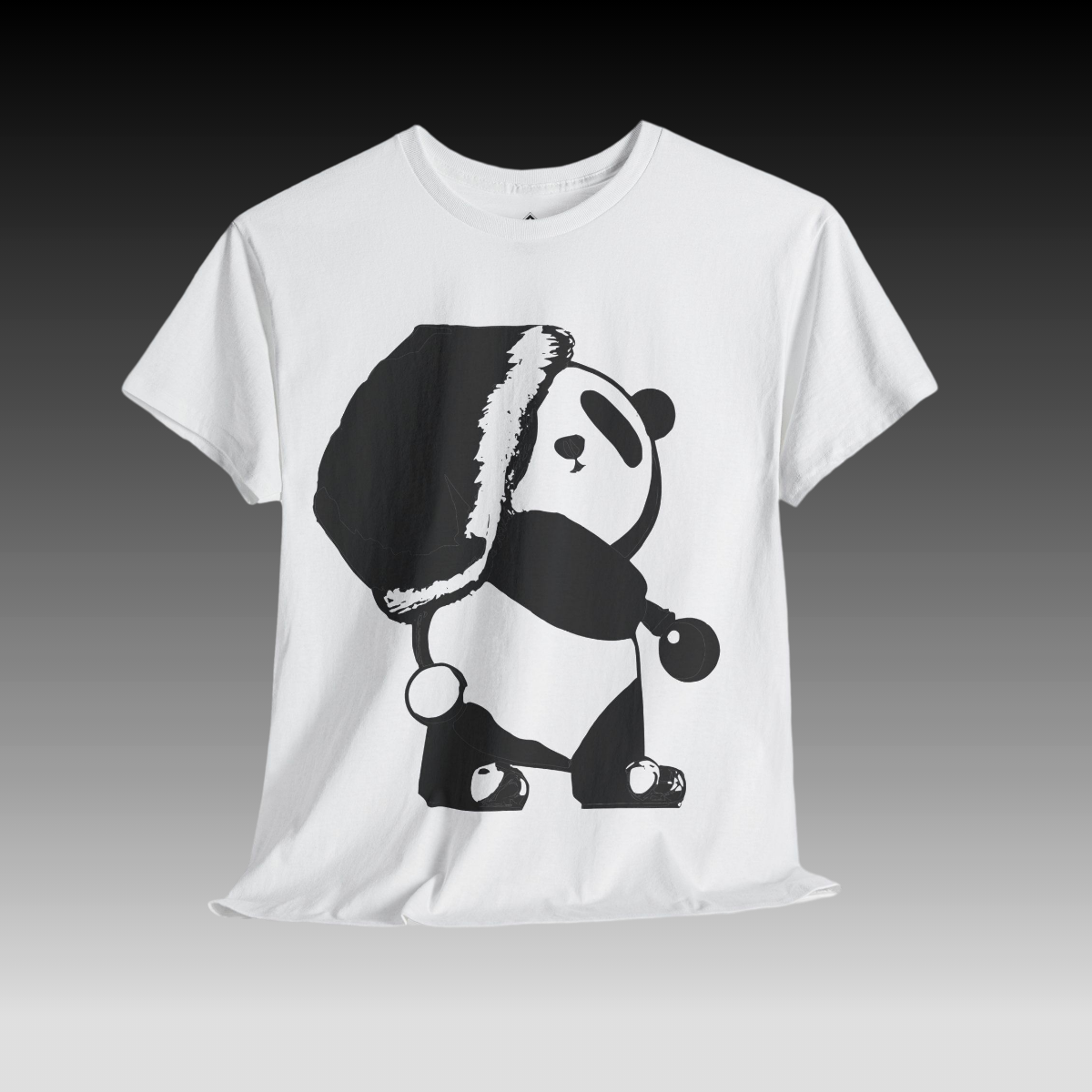 Christmas Panda white T-shirt