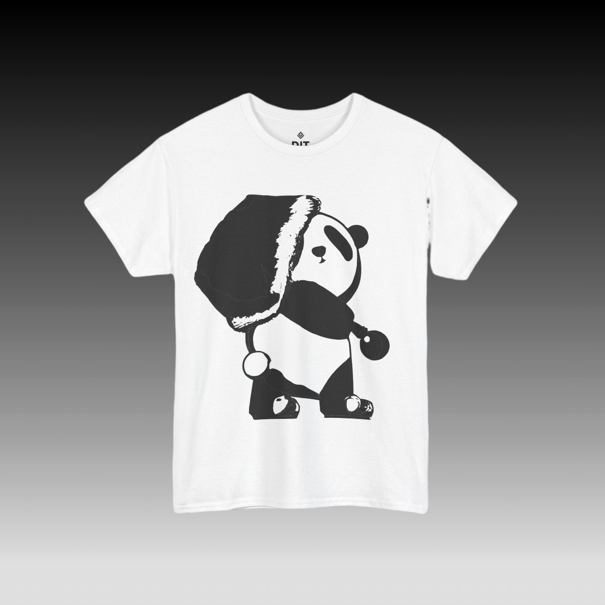 Christmas Panda white T-shirt