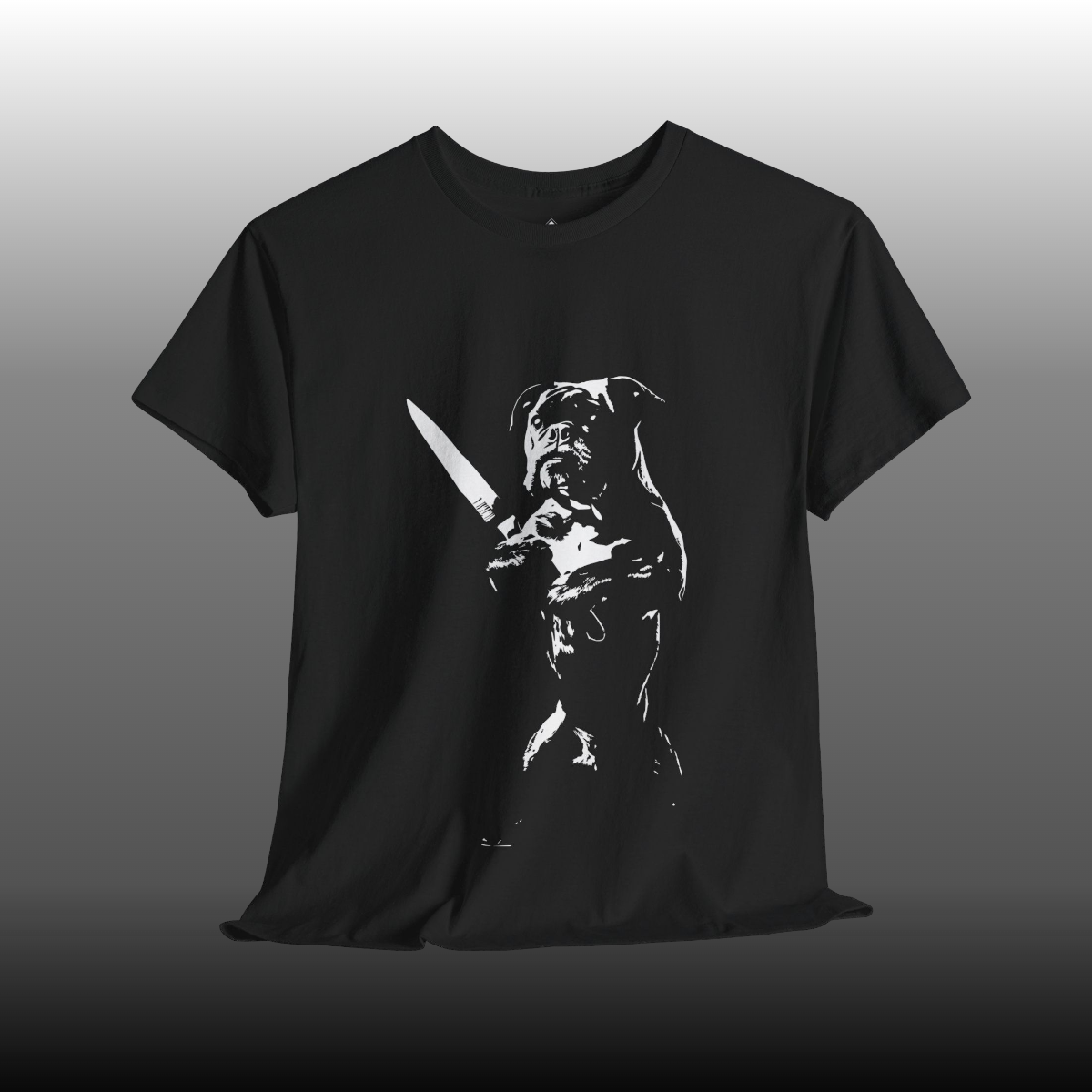 Defenceless Pug T-shirt black